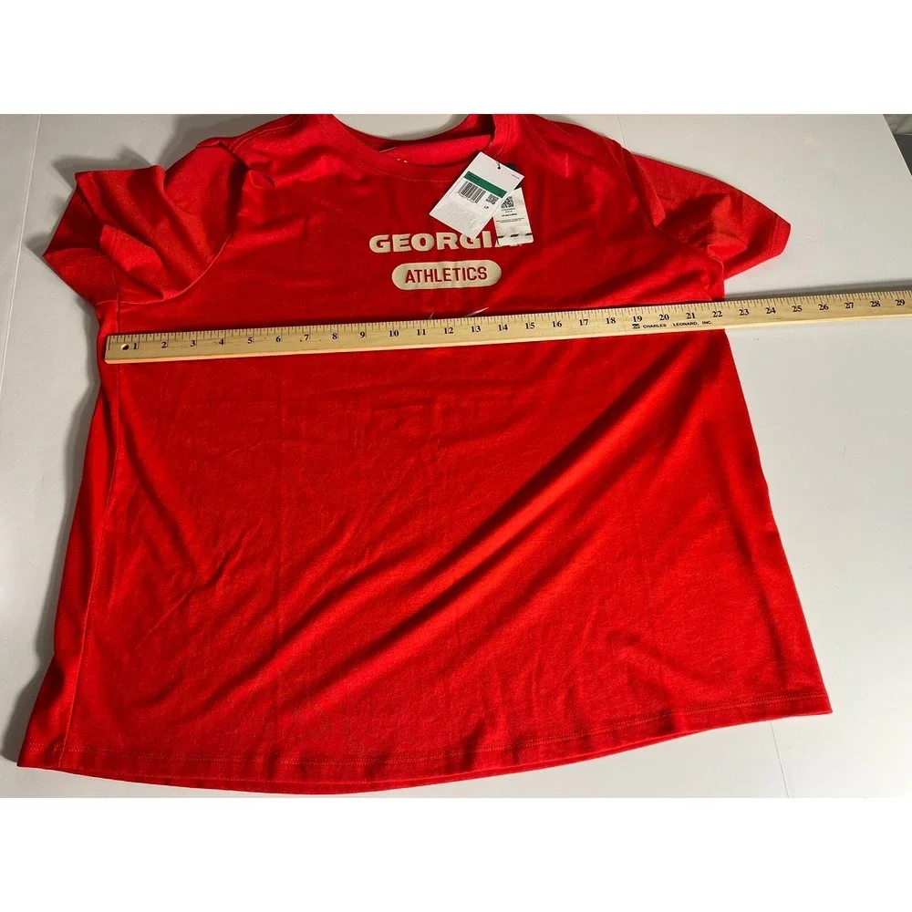 Nike Women's Georgia Bulldogs Red University Athletics Pill Swoosh T-Shirt XL